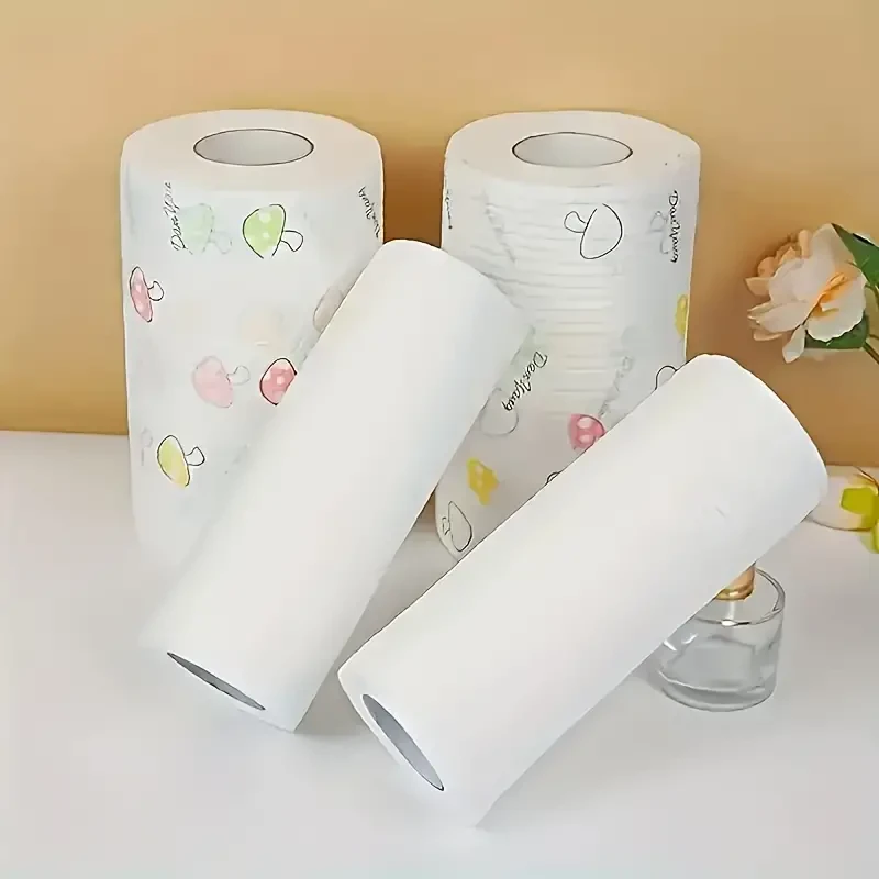 1 Roll (400 Sheets) Super Absorbent Lazy Rag