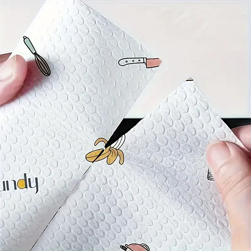 1 Roll (400 Sheets) Super Absorbent Lazy Rag