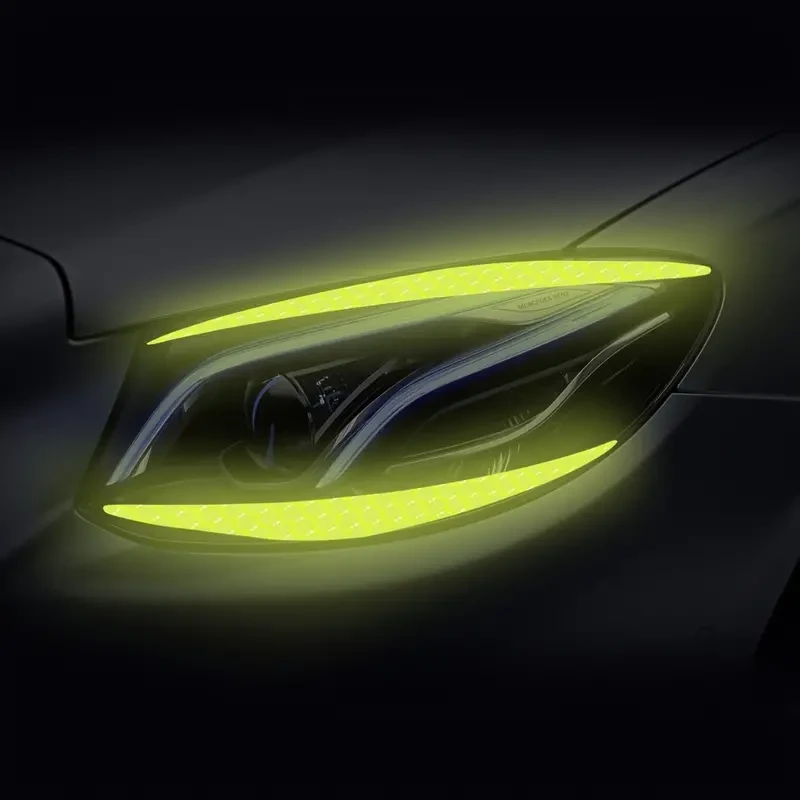 Reflective Eyeliner Car Headlight Decals - Vinyl Bumper Stickers