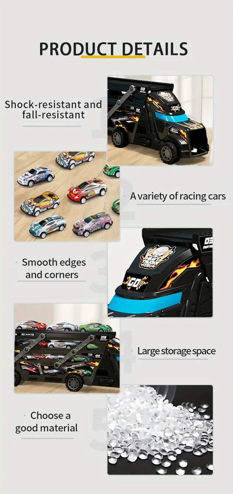 Children's Simulation Special Police Toy Car, Retractable, Folding, Ejection, Deformation, Send Eight Small Cars, Halloween And Christmas Gift For Boys And Girls