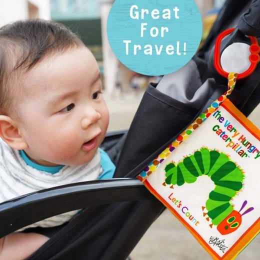 The Very Hungry Caterpillar Let's Count Soft Teether Book