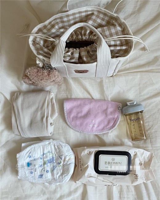 Outdoor Lightweight Multifunctional Portable Baby Walking Baby Diaper Bag