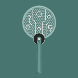 Portable Foldable Electric Mosquito Swatter