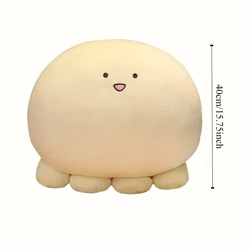 Charming Octopus Plush Toy - Cozy Cartoon Cushion for Youngsters and Adults, Stuffed Marine Creature