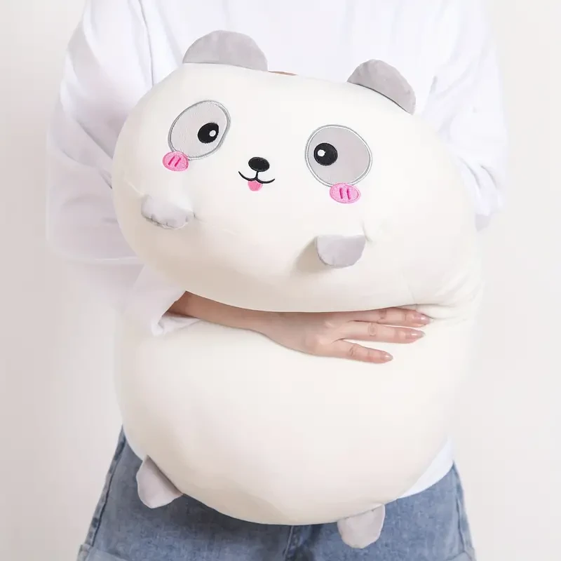 24-Inch Adorable Panda Plush Pillow - Soft, Cuddly Animal Body Toy