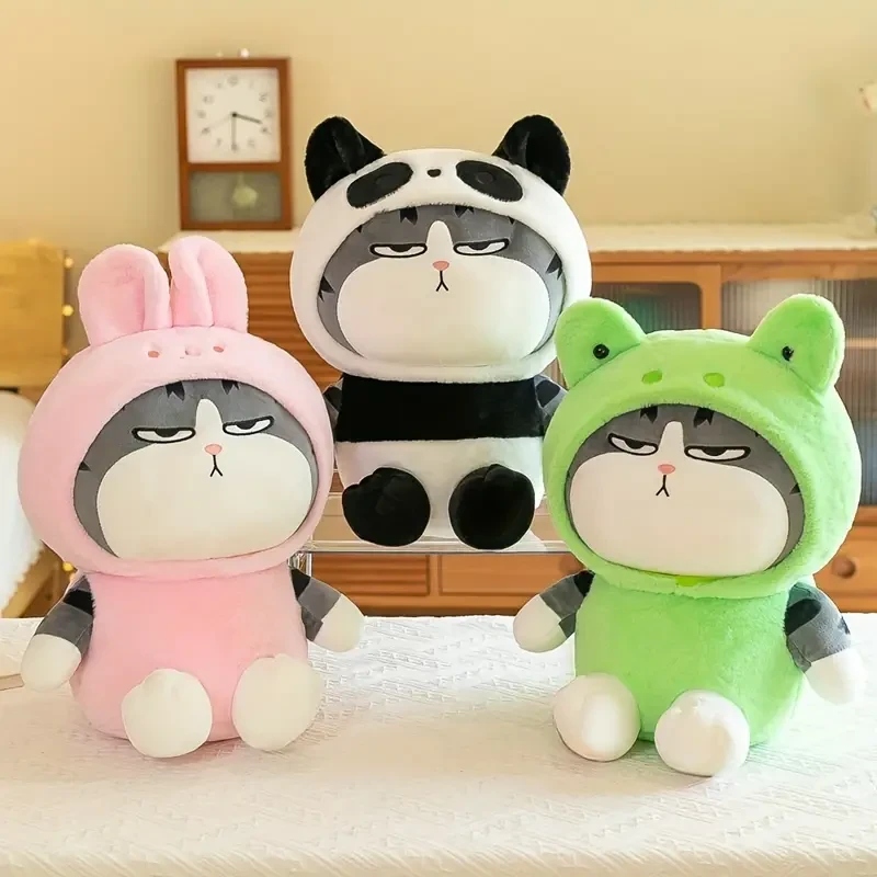 1pc Funny Personality Creative Transformation Cat Doll,