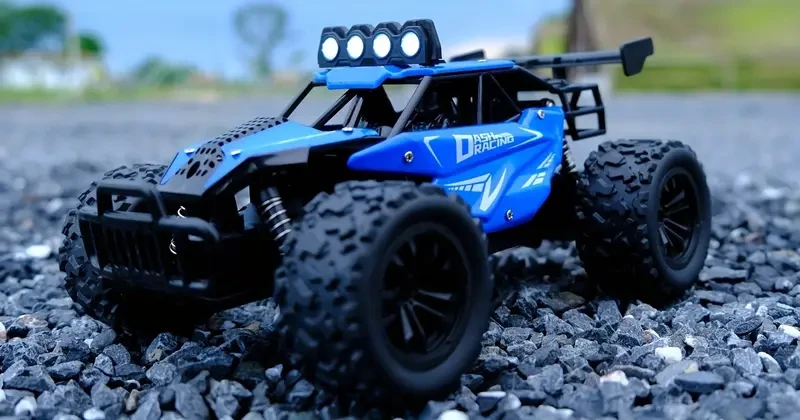 K.K High-Speed 20 Km/h RC Truck - 1:16 Scale, Alloy Body with Enhanced Headlights, USB Rechargeable, Perfect Gift for Youngsters Boys & Girls on Christmas, Halloween, Thanksgiving