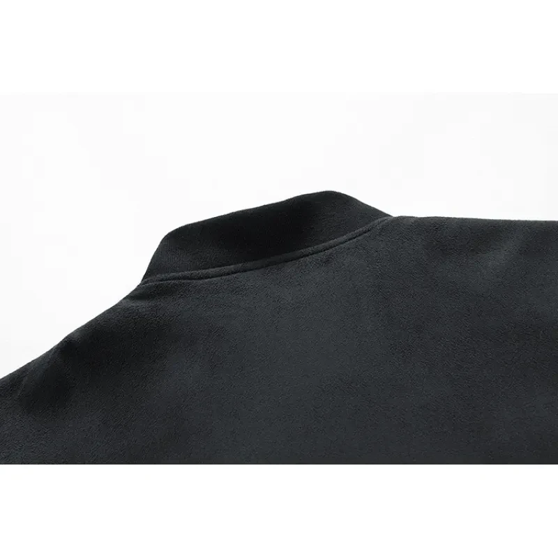 Men's Suede Stand Collar Jacket