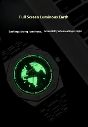 Men's Watch Waterproof Luminous Steel Strap Quartz
