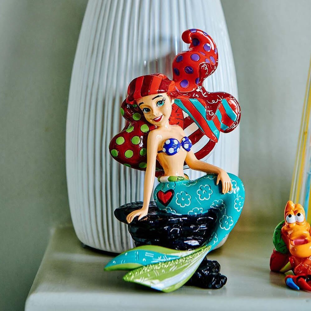 Ariel On Rock Figurine