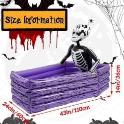 Drink Ice Bucket Purple Inflatable Swimming Pool Inflatable Toy Supplies