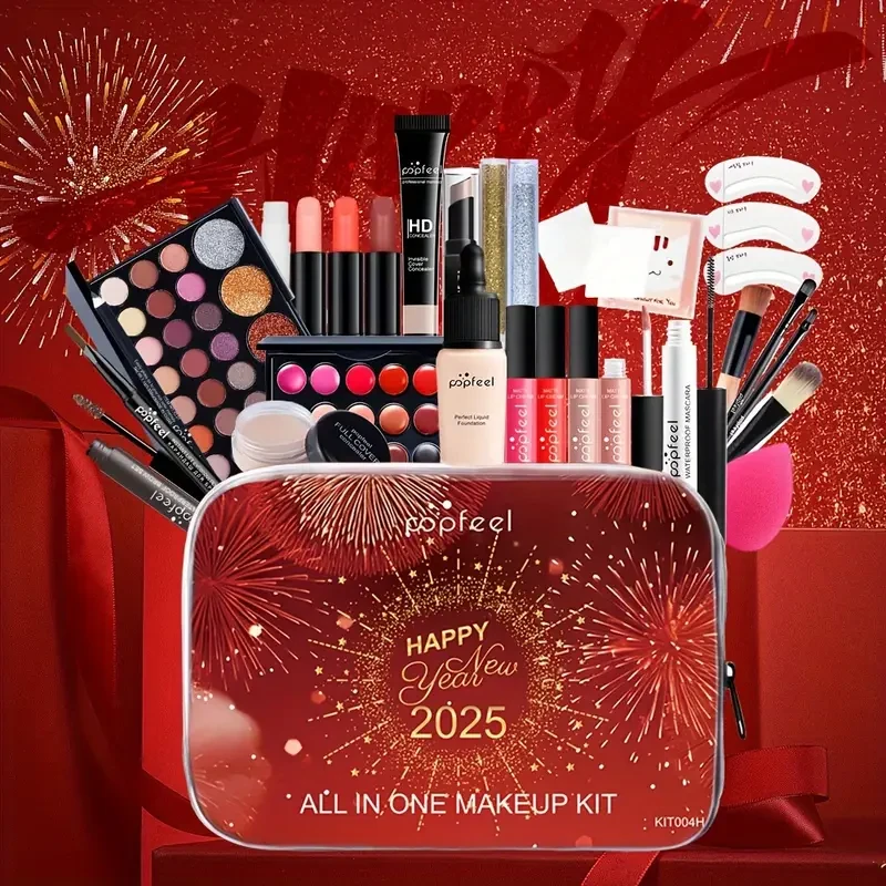 [27pcs POPFEEL Makeup Set Gift Box] POPFEEL Makeup Set Gift Box with 27pcs of Cosmetics, a Popular Cross-Border Makeup Palette.