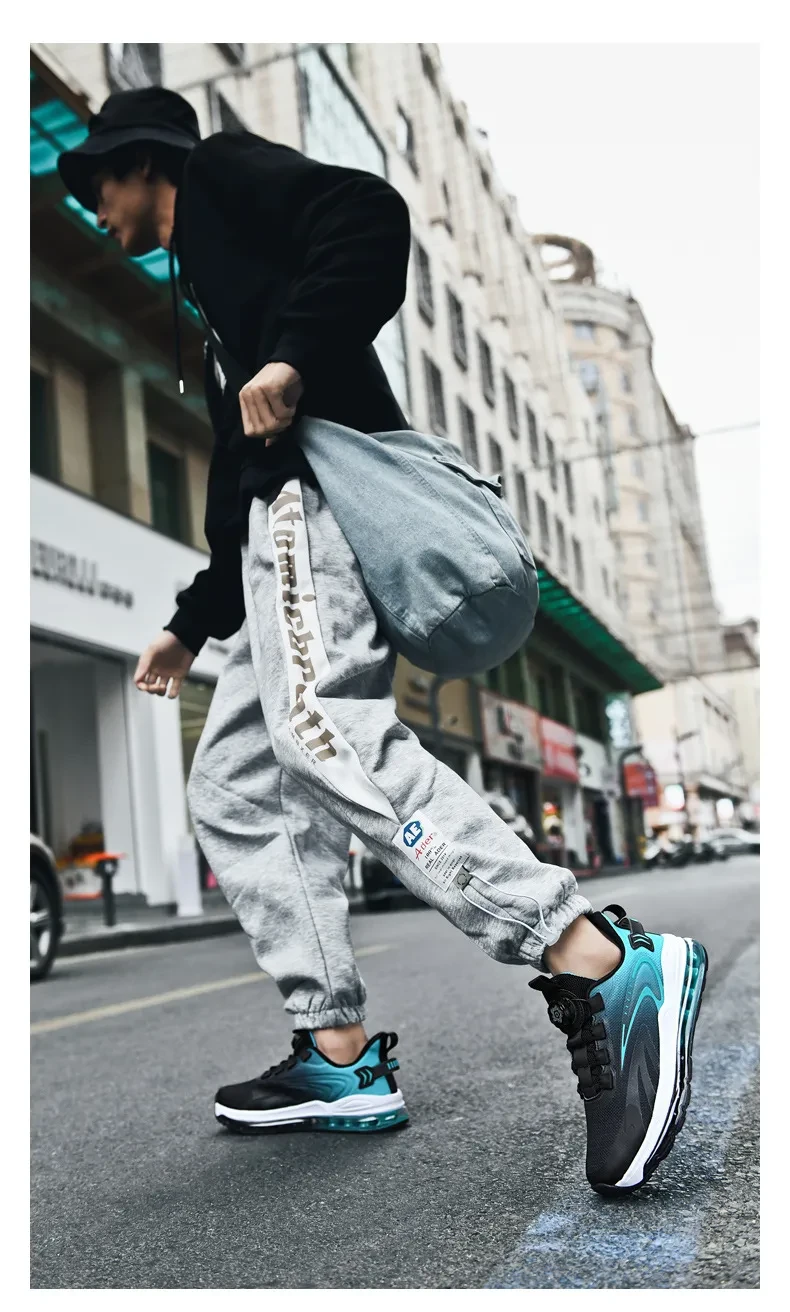 Full Palm Flying Woven Air Cushion Sneaker