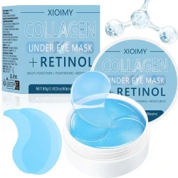 XIOIMY 60pcs Collagen & Retinol Eye Masks