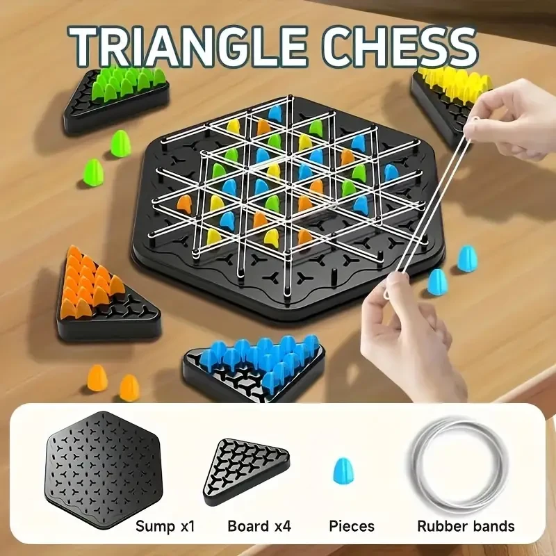 Triangle Chess & Rubber Band Game