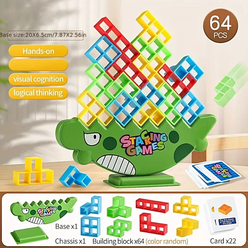 3D Brains Training Stacking Game