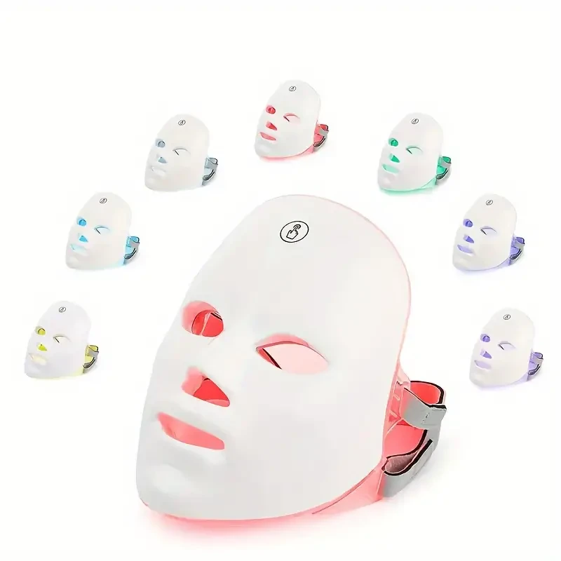 7-Color LED Light Mask for Home & Salon Use