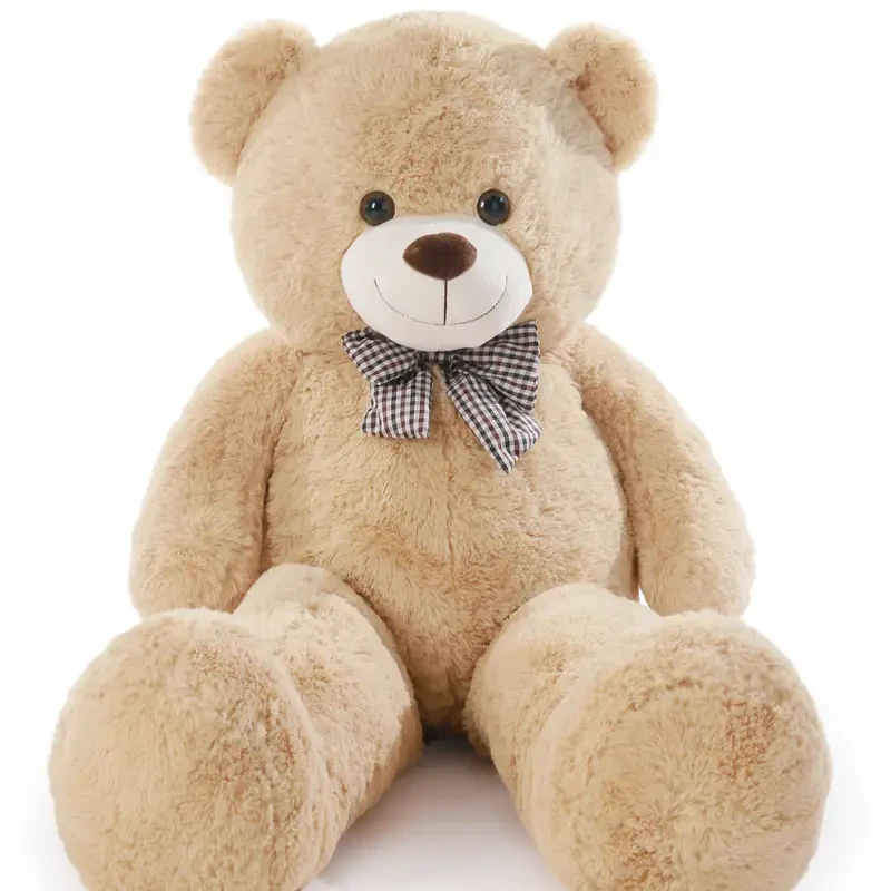 Big Teddy Bear 121.92cm Giant White Soft Stuffed Animals Cute Plush Toy