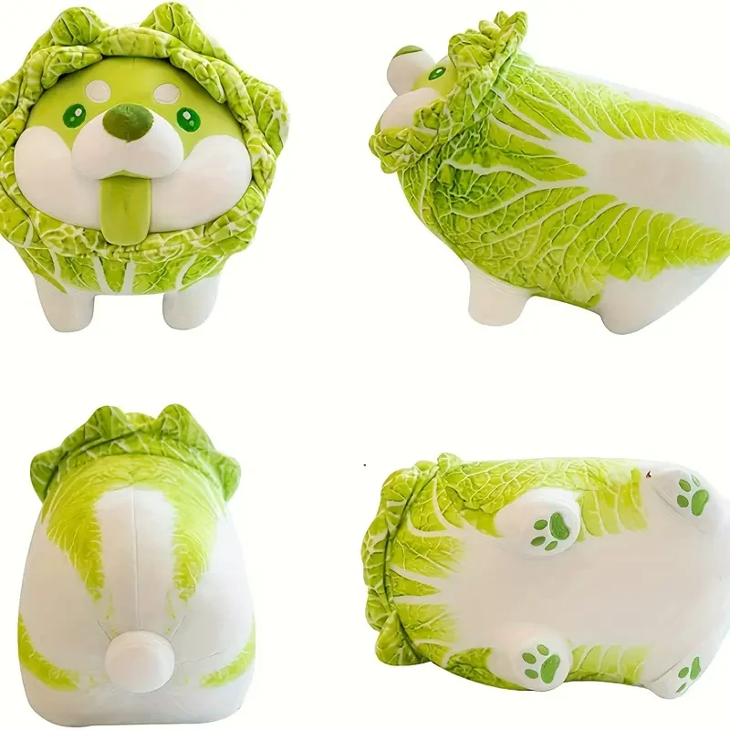 Cabbage Dog Plush Toy, Doll Cute Cabbage Dog Doll