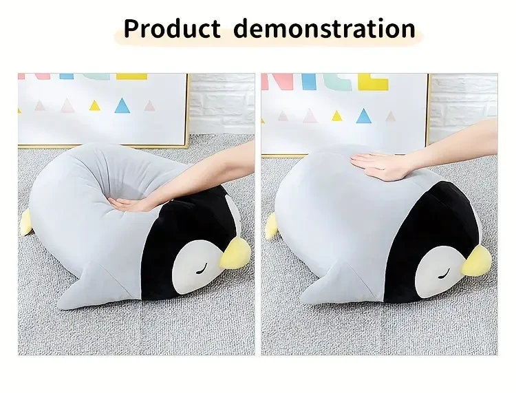 1pc Penguin Pillow Plush Doll Filled Adult Doll Sleeping Soft Pillow Cute Cloth Doll