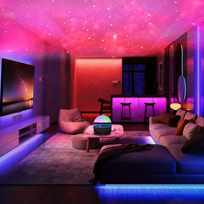 LED Northern Lights USB Lamp with Remote, Dimmable Color Changing
