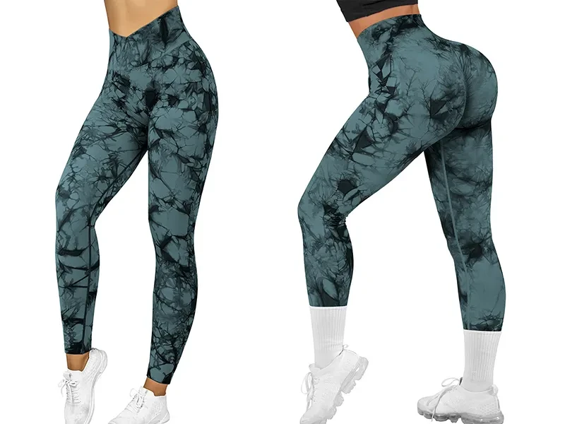Seamless Tie Dye Leggings Women Yoga Pants Push Up Sport Fitness Running Gym Leggings