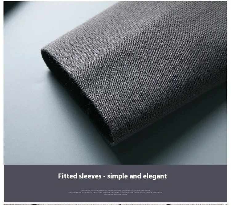 New Knitted Cardigan Men's Sweater Slim Fit Turn-down Collar Coat