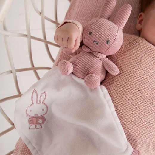 Miffy Pink Rib Cuddle Blanket