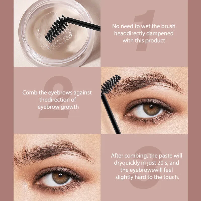 Eyebrow Hair Styling Cream Waterproof Natural