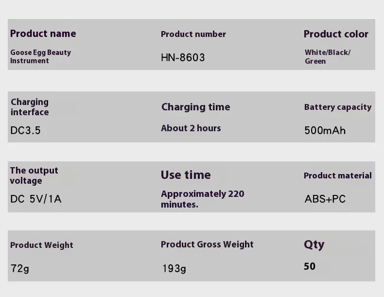 Specific Skincare Introduction Device Massage