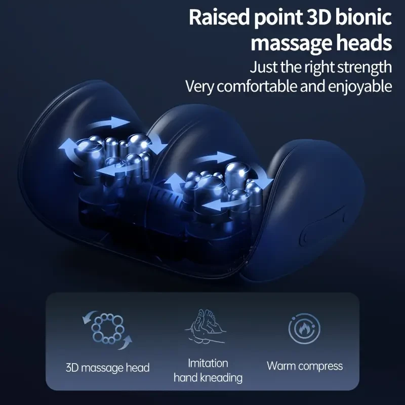 Automatic Foot Massager for Leg Muscles, Foot Soles, and Arms - Full-body Meridian Massage and Foot Therapy