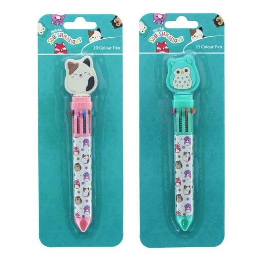 Squishmallows Multi Colour Pen Set (2 Asst)