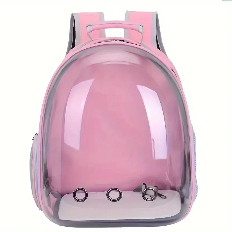 Breathable Transparent Space Capsule Cat Backpack - Durable Acrylic Pet Carrier