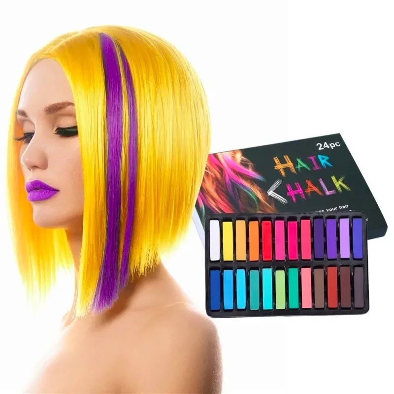 24-color hair coloring chalk hair color pen