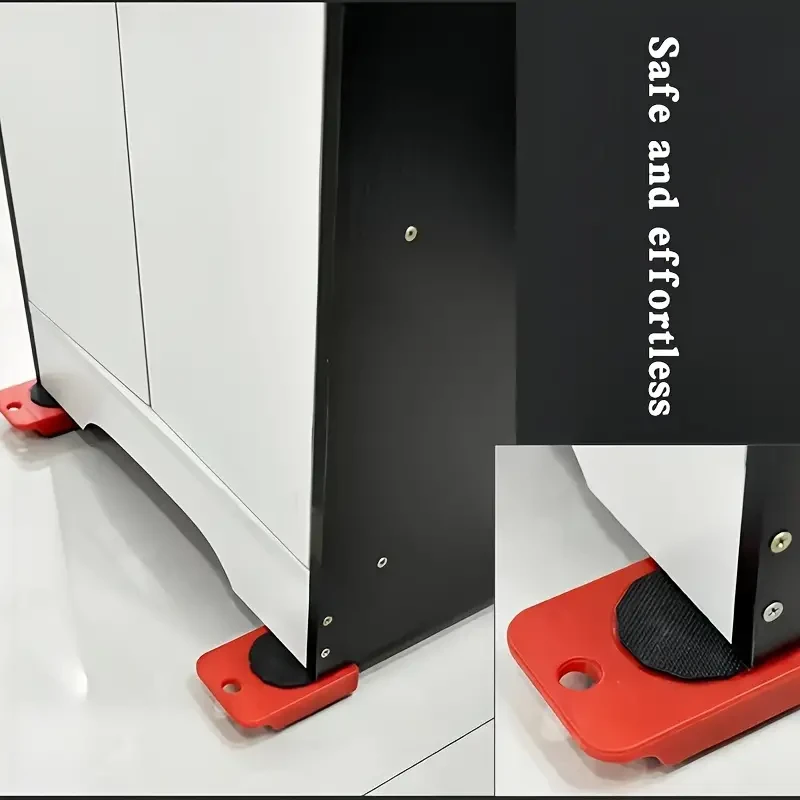Set of 5 Furniture Lifters with 360 Rotatable Pads - Furniture Slides Kit