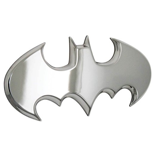 Fan Emblems DC Batman 3D Batwing Decal (Chrome)