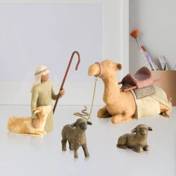 Shepherd Resin Craft Ornament Christmas