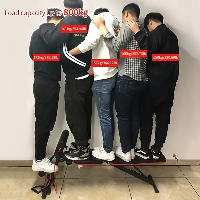 ADKING 13-in-1 Foldable Dumbbell Bench - Adjustable Sit-Up Aid & Strength Trainer