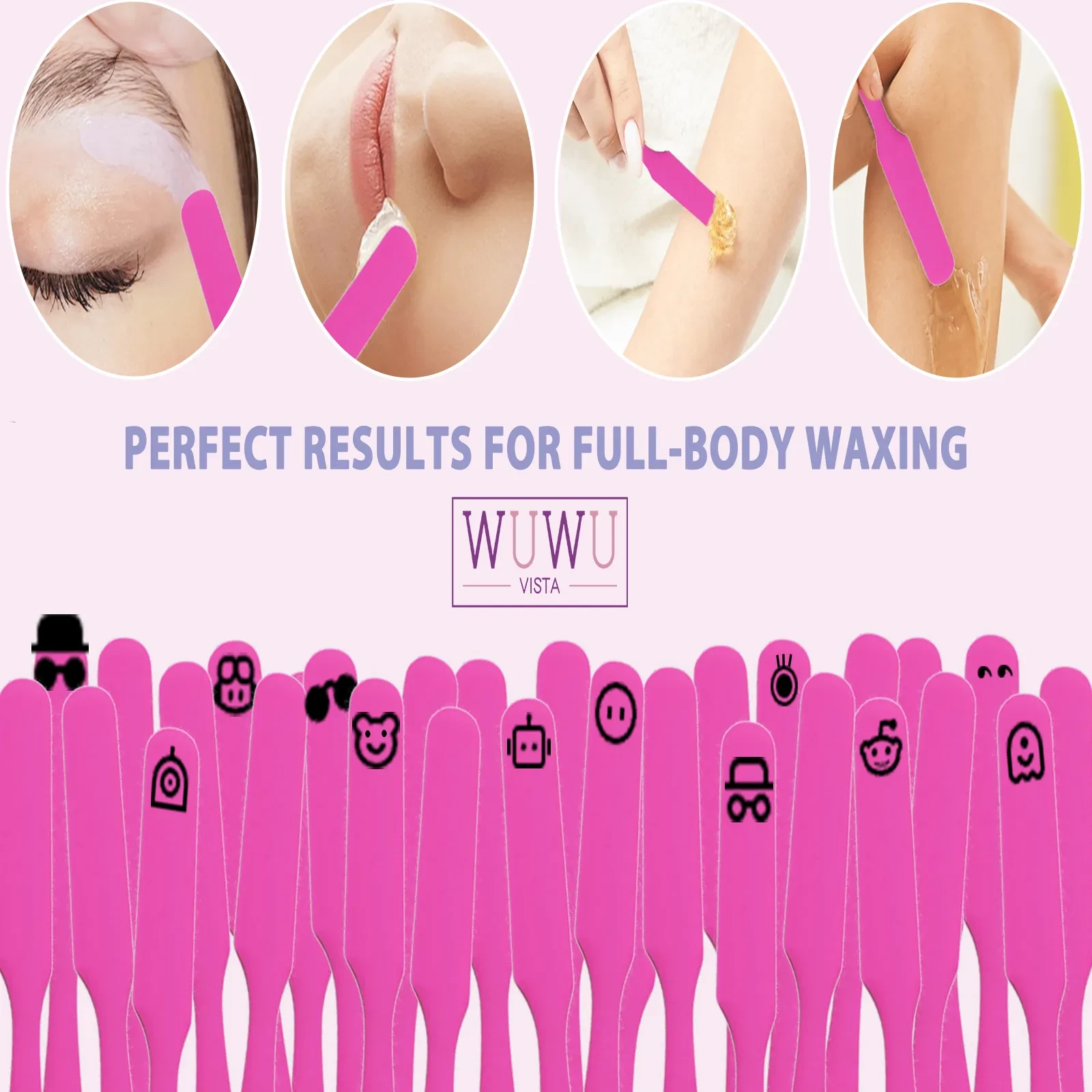 Large Area Hair Removal Wax Scraper