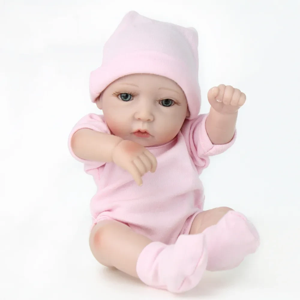 Simulation Baby Doll Girl Toy Soft Rubber Doll