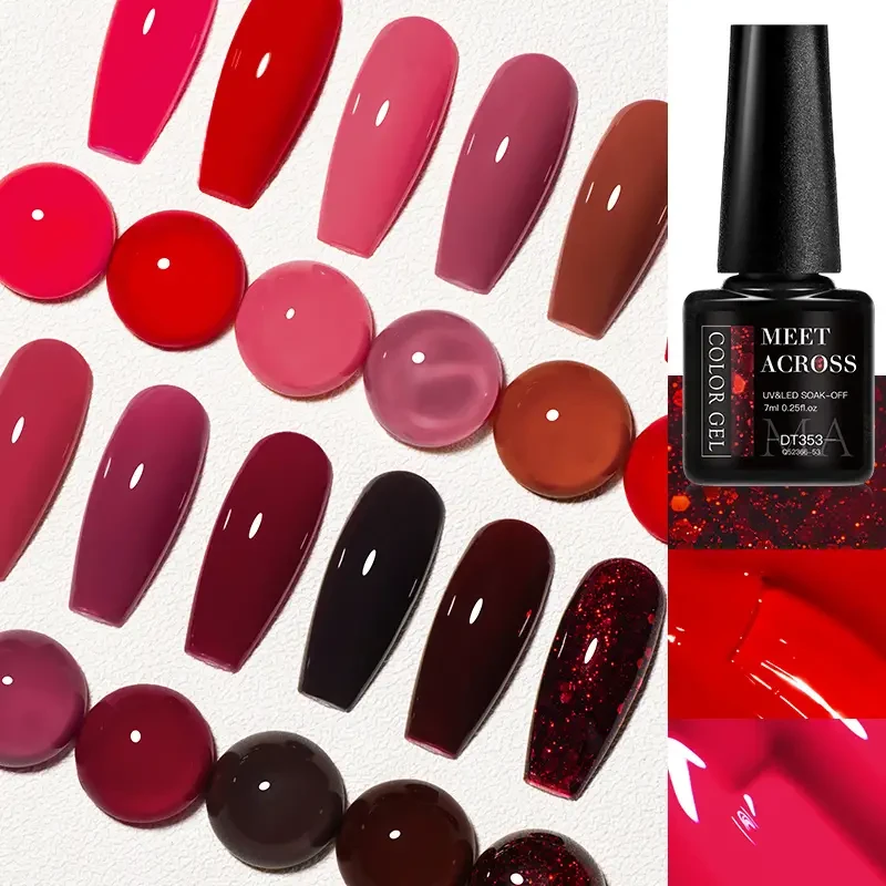 Red Series Gel Nail Polish, Spring Summer Wine