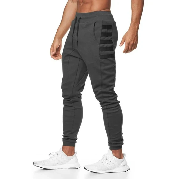 Zip Pocket Elastic Waist Tracksuit Pants