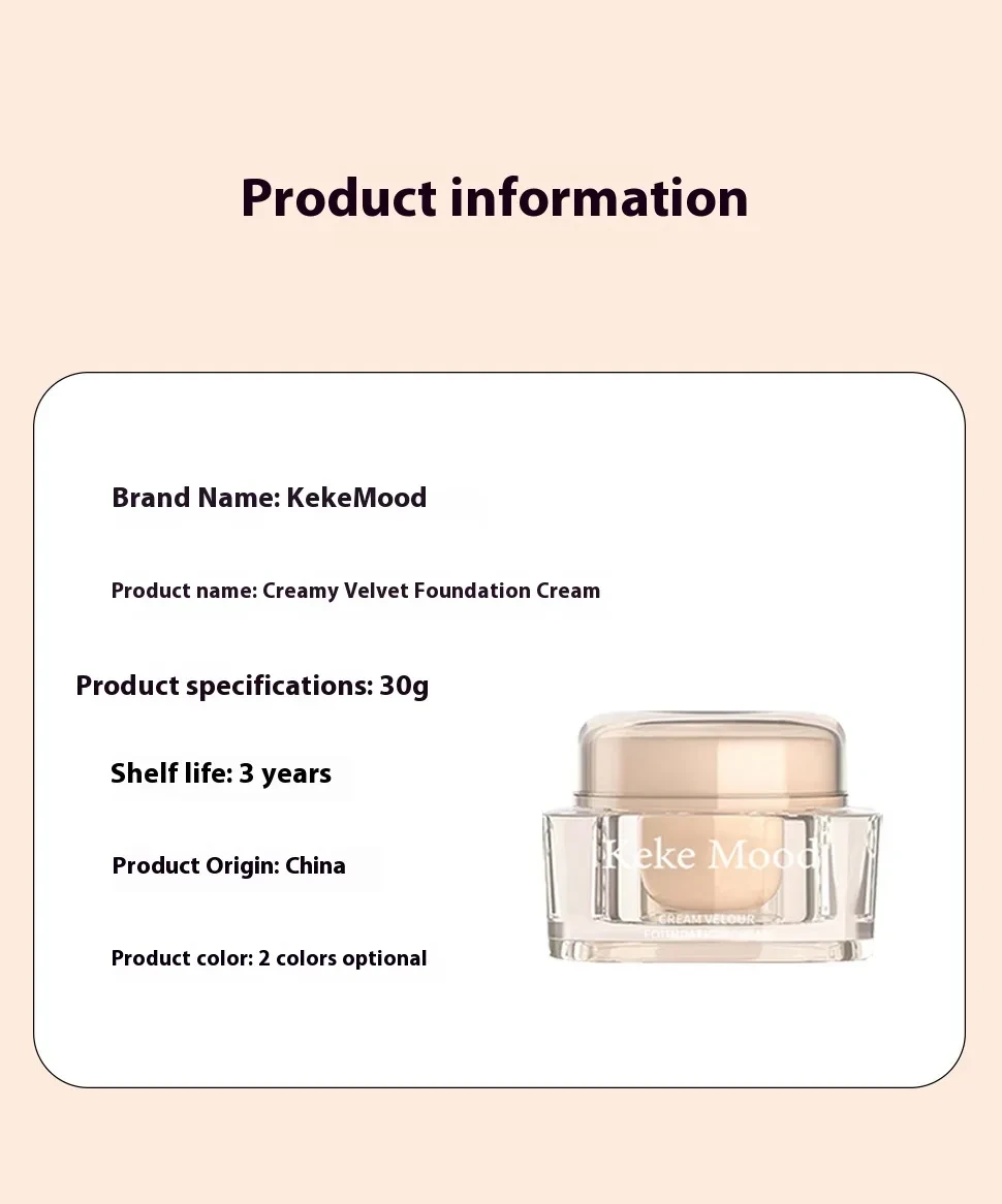 Cream Skin Foundation Cream Makeup