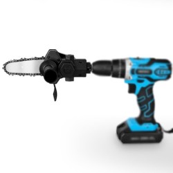 Electric Hand Drill To Chainsaw Conversion Head Pruning
