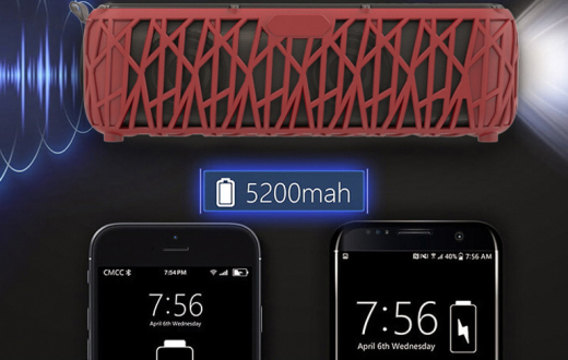 New T61 Solar Wireless Speakers Continue 60H Environmental Friendly Solar Bluetooth Speakers