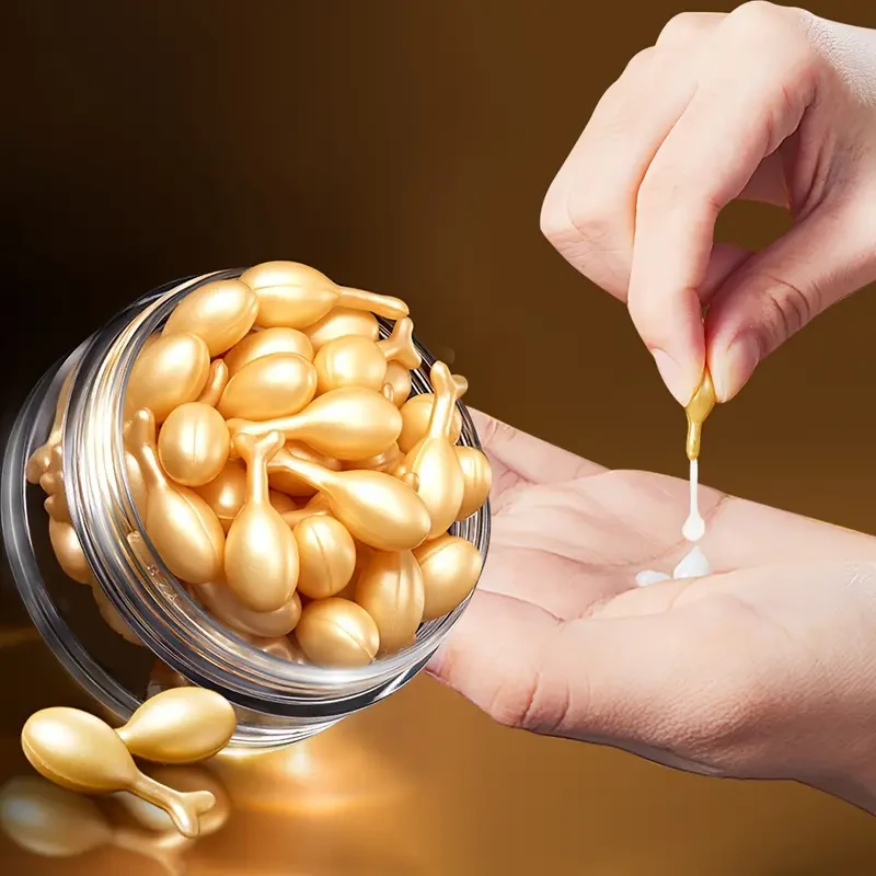 30 Pcs Korean Skin Care Serum Capsules - Hydrate, Firm & Moisturize