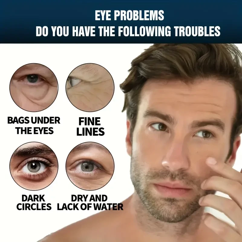 Beauty Rouser Men's Eye Firming Gel - Hydrating & Puffiness-Reducing (30g)