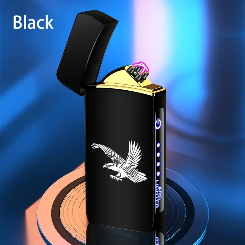 Outdoor Smart Windproof USB Charging Lighter - Rechargeable and Reusable