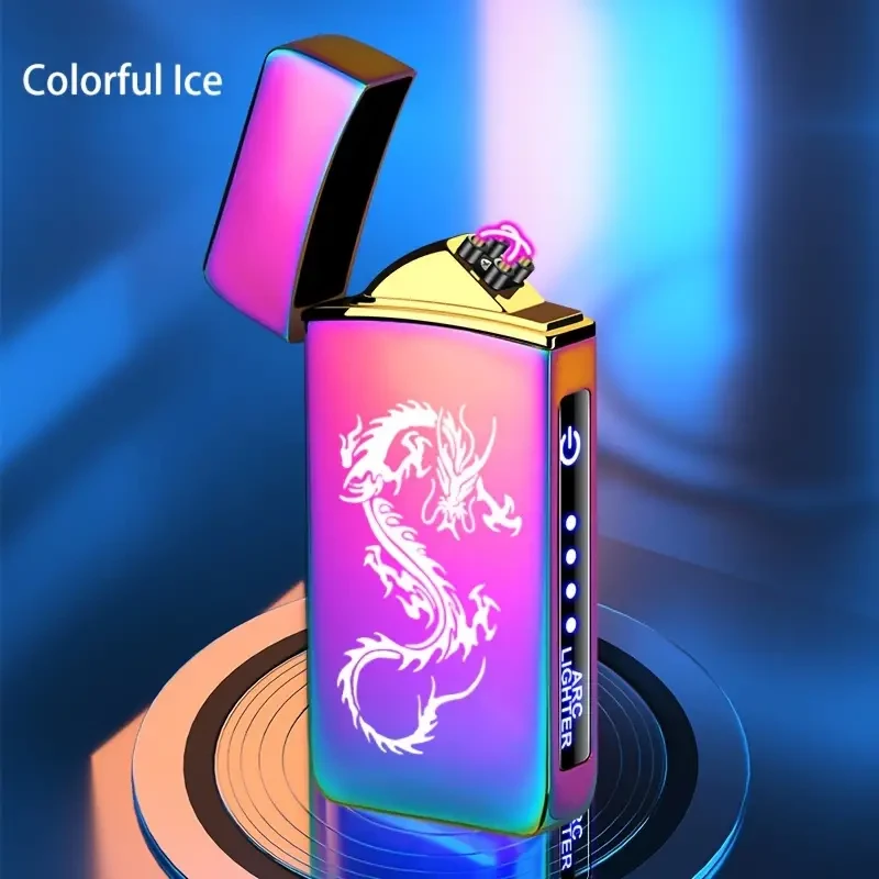 Outdoor Smart Windproof USB Charging Lighter - Rechargeable and Reusable