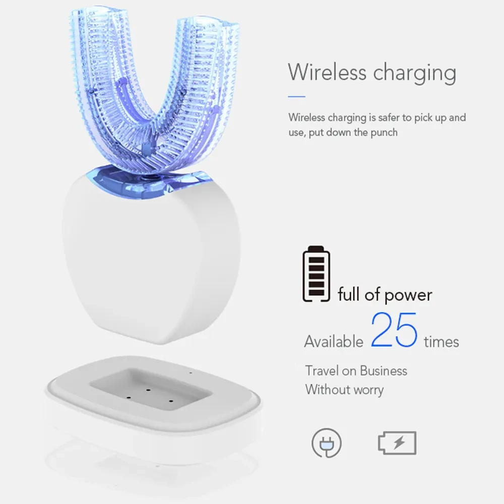 360 Degrees Intelligent Automatic Electric Toothbrush